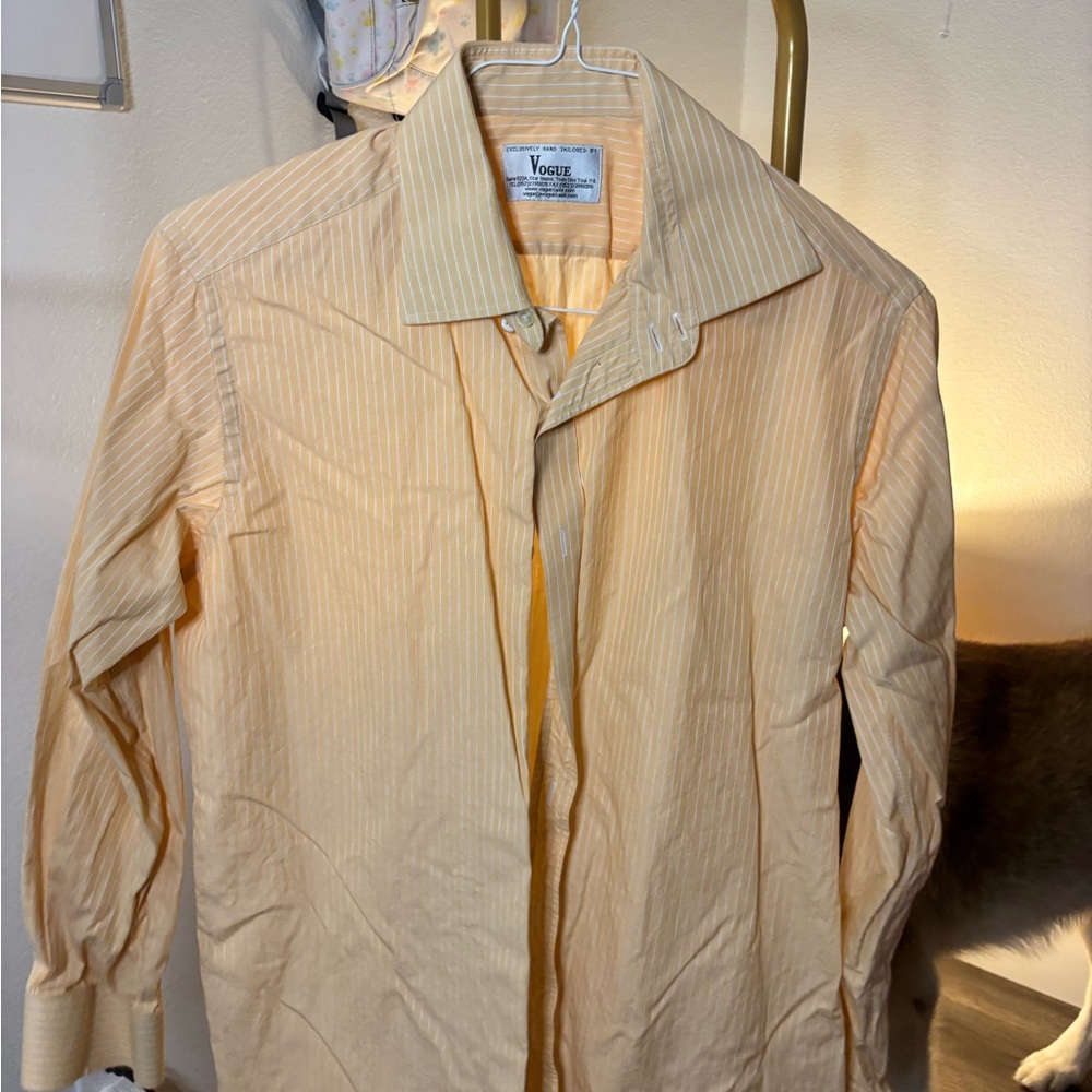 Vogue Yellow Striped Shirt